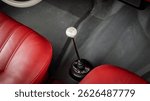 4 speed shift knob in a car