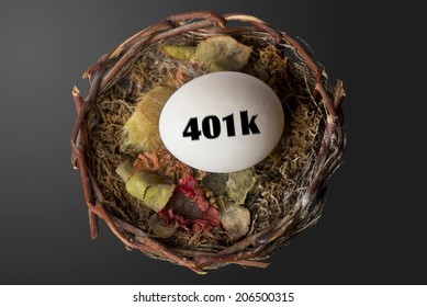 401K Nest Egg In Cozy Nest.