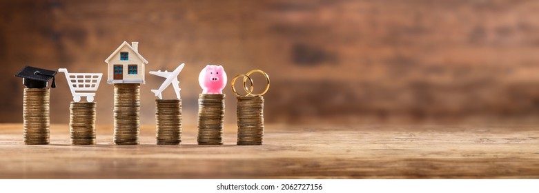 401k Piggy Bank, Graduation Education Account And Saving Money For House