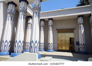 4-1-2022: San Jose, Califorenia: Egyptian Rosicrucian Museum