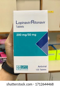 4/24/2020 Sa Kaeo, Thailand - A Pack Of Lopinavir/ritonavir Antiviral Tablets. This Medication Has Been Used In Treatment Of COVID-19.