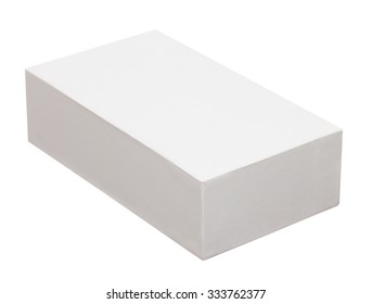 45 Degrees Rotated White Blank Box Stock Photo 333762377 