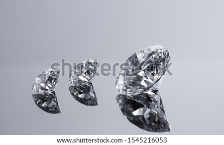 4C Flawless Diamond ,isolate Background.