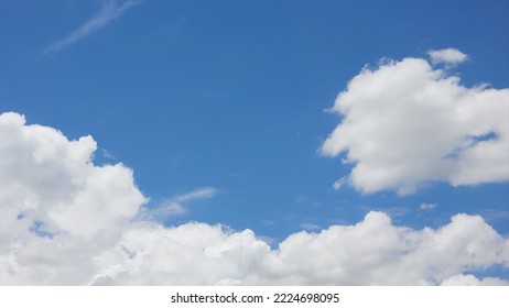 4k Time Lapse Beautiful Blue Sky With Clouds Background.Sky Clouds.Sky With Clouds Weather Nature Cloud Blue.Blue Sky With Clouds