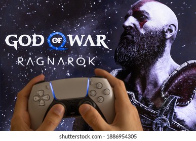 4th Jan, 2021, Sao Paulo, Brazil: Preview Of The Game GOD OF WAR RAGNAROK, One Of The Most Anticipated Exclusive Games On The New Playstation 5. 