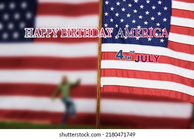 4th Of July, Birthday Of America, US Flag