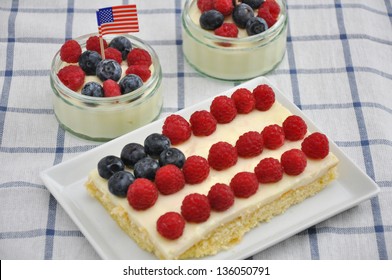 4th Of July Independence Berry Cake