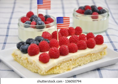 4th Of July Independence Berry Cake