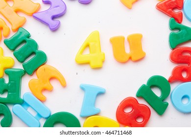 4u in magnetic letters