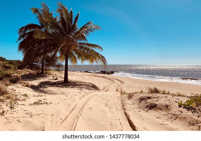 4wd Beach Sand Road In Far North Queensland Australia 