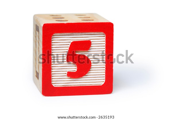 5 Block Stock Photo (Edit Now) 2635193