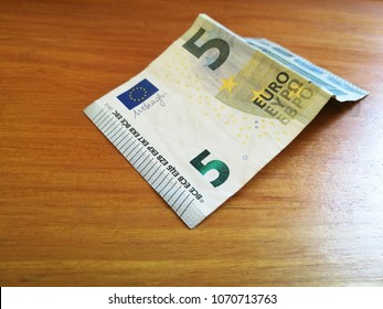 5 euro note - Shutterstock ID 1070713763