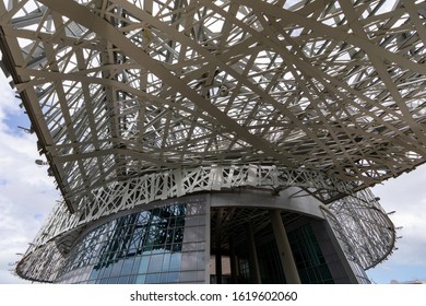 5 JAN 2020 - Pointe-a-Pitre, Guadeloupe, FWI - The Acte Memorial Museum Architecture