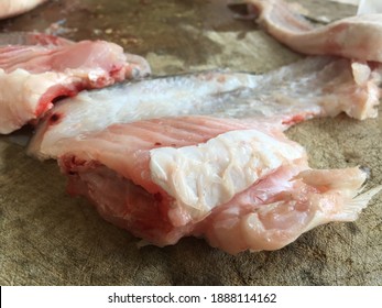 5 Jan 2021; Kanchanaburi Thailand: Black Women Cooking Fish Dishes.