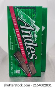 5 JUNE 2022 Selangor, Malaysia : ANDES Is A Brand Of Chocolate That Was First Launched In 1950, They Are Produced By Tootsie Roll Industries And Made In Delavan, Wisconsin.