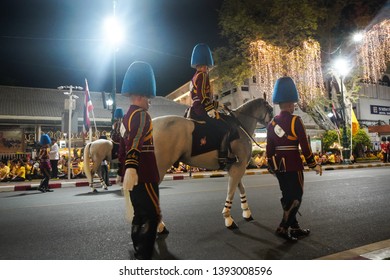 5 may 2019 on Sunday The horse troopers bought 2 horses, 3 cavalry horses each.The processions of honour in The Royal Cremation Ceremony
