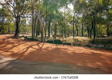 5 Minute Parking Sign At Australian Outback Tourist Resort For Guests Checking In To Reception