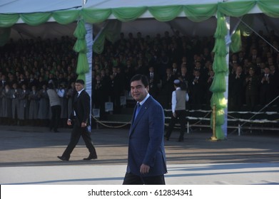 5 November 2010. Askabat,Turkmenistan. Gurbanguly Berdimuhamedow, Is A Turkmen Politician Who Has Served As The President Of Turkmenistan Since February 2007.