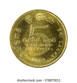 Sri Lanka Coin Tie Clip 
