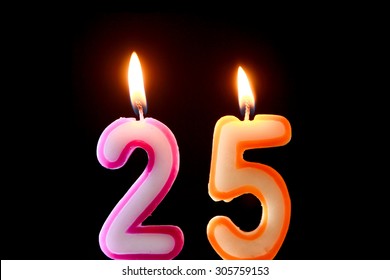 5 Years Candles For Birthday , Anniversary , Party And Cake