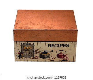  50s Old Recipe  Box