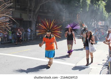 5-10-2016: San Francisco USA: Carnaval parade in the mission district of San Francisco