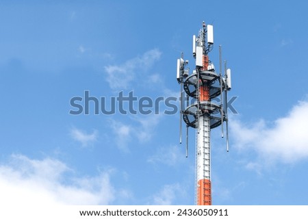 5G global network technology communication antenna tower for wireless high speed internet