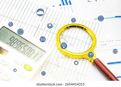 5G Internet big data application and financial investment and financing background - Powered by Shutterstock - Get 15% off with code: PIKWIZARD15