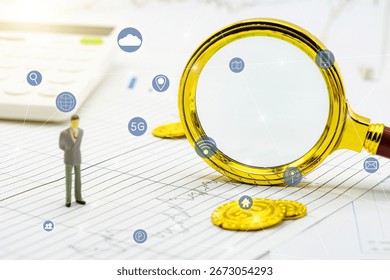 5G Internet big data application and financial investment and financing background - Powered by Shutterstock - Get 15% off with code: PIKWIZARD15