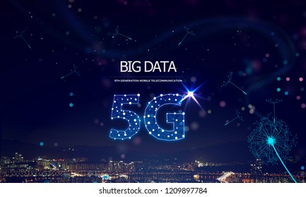 5g network mobile data transfer image