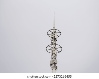 5G Telecommunications Base Station on Sky Background - Shutterstock ID 2273266455