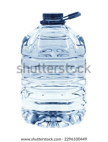 5l bottle of water, isolated 