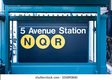5th Avenue subway station in New York City.