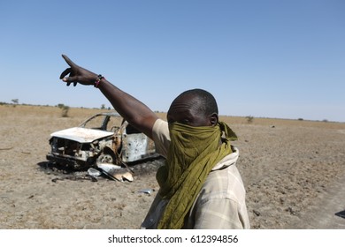 6 February 2013. Timbuktu, Mali. The Tuareg Rebellion Of 2012 Was An Early Stage Of The Northern Mali Conflict; From January To April 2012.