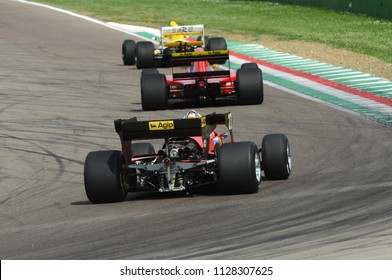 6 May 2018: Unknown Run With Historic 1984 Ferrari F1 Car Model 126 C4 Ex Michele Alboreto / René Arnoux During Minardi Historic Day 2018 In Imola Circuit In Italy.