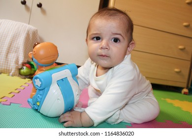 6 Months Old Baby Boy Playing Stock Photo 1164836020 | Shutterstock