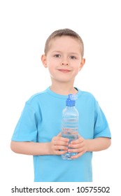 6 Years Old Boy Bottle Water Stock Photo (Edit Now) 11041426