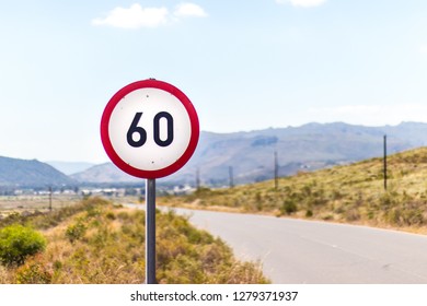 60 Speed Limit Sign 