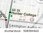 68 St Hunter College. Lexington Av/Pelham Express Line. NYC. USA