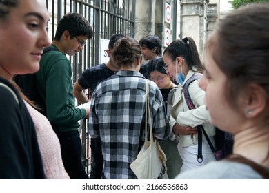 VitoriaESPAÑA; 6-9-2022: Baccalaureate And Vocational Training Students Are Examined In The University Access Assessment Tests.                        