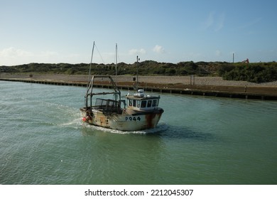 6th October 2022- An Old Fishing Boat In The River Arun Near Littlehampton, West Sussex, England, UK.