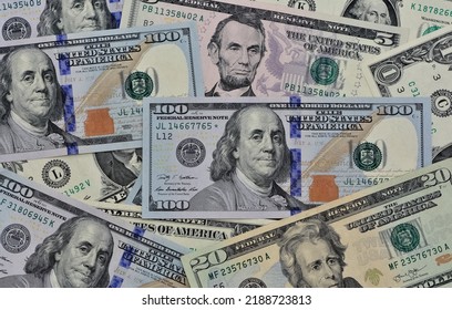 7 August 2022. Izmir Turkey. US Dollar Photos. Editorial Photo.