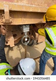 7 March 21 - Tumpat, Malaysia : The California Bearing Ratio test or CBR test is a penetration test used to evaluate the subgrade strength of roads and pavements. 