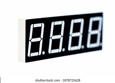 7 Segment Display electronic component – Stock Image
