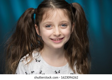 7 Years Old Girl Portrait Studio Stock Photo 1623096262 | Shutterstock