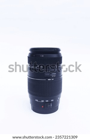 70-300mm telephoto lens is generally used to take photos from a distance. With a white background and negative space