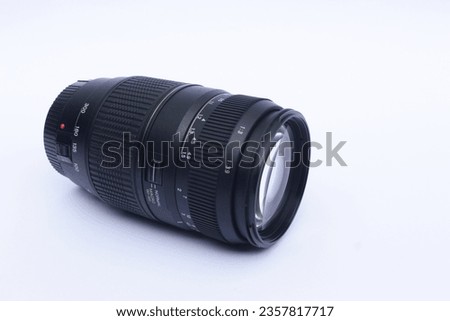 70-300mm telephoto lens is generally used to take photos from a distance. With a white background and negative space