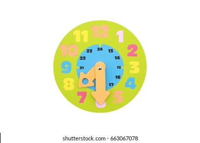 730 Half Past Seven Oclock Round Stock Photo 663067078 | Shutterstock