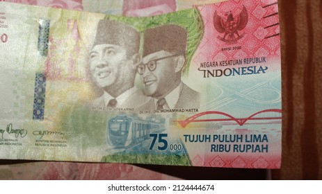 75000 Rupiah Indonesian Banknotes Worth Seventy Stock Photo (Edit Now ...