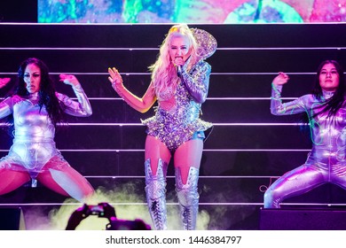 8 July 2019. Ziggo Dome, Amsterdam, The Netherlands. Concert Of Christina Aguilera